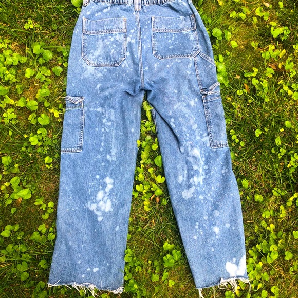 Baggy bleach dyed skate jeans - Picture 5 of 8